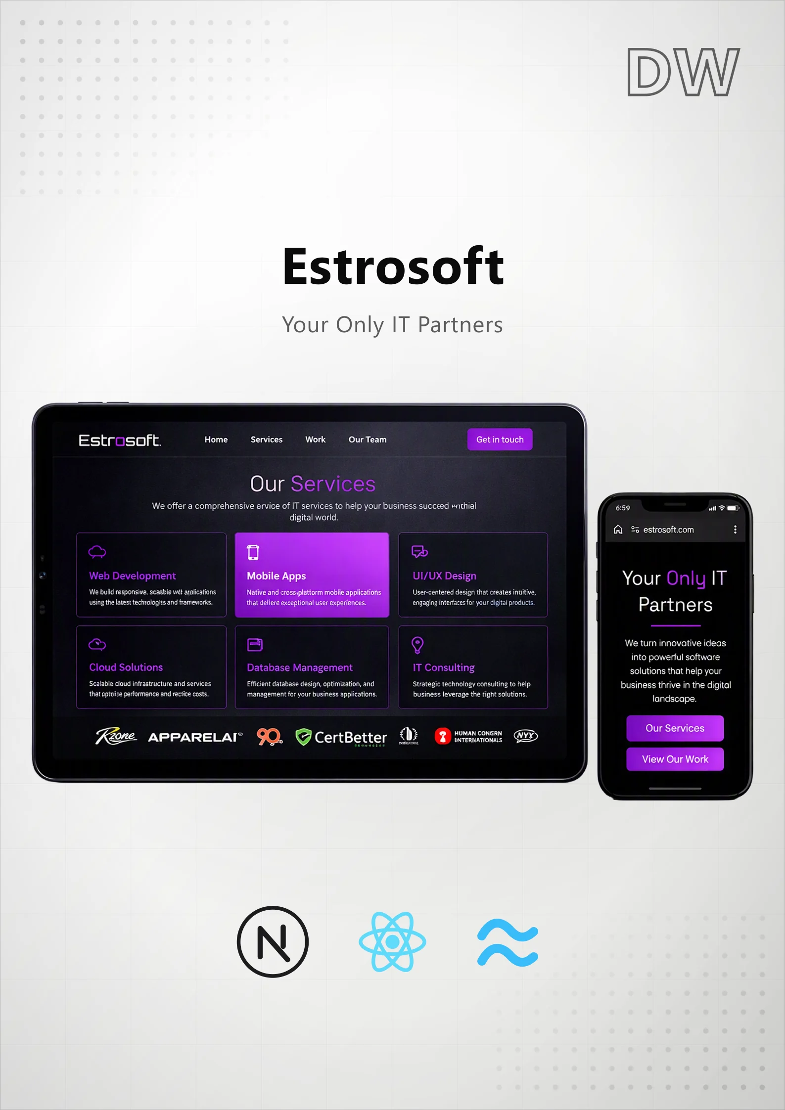 Estrosoft — Agency Site, 2025